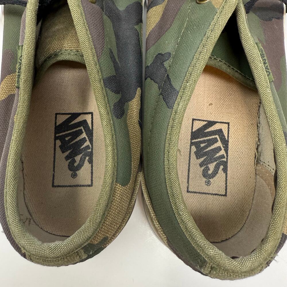 Vans Off the Wall Old Skool Skate Sneakers Camo Size  M 7 W 8.5 Skater Girl EUC - Picture 11 of 12